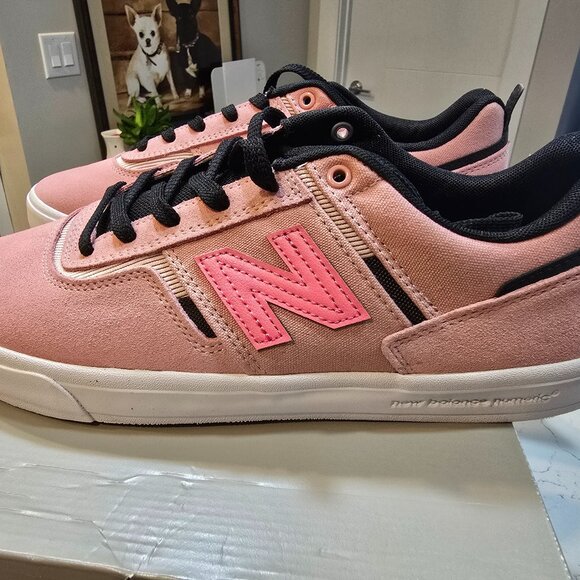 New Balance # Numeric "306" Sneakers Pink/Black Jamie Foy Skating Shoes SZ 10.5 - Picture 1 of 15